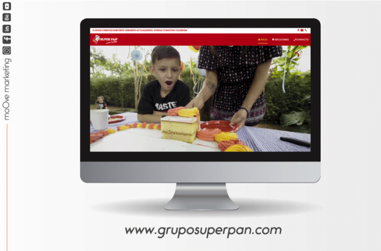 Página Web de Super Pan