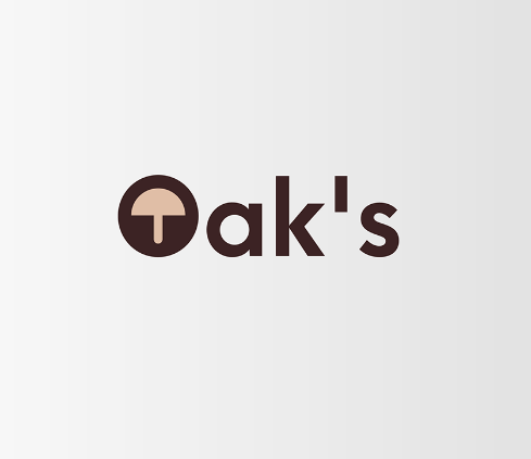 Diseño de logotipo Oaks Hongos Shitakke