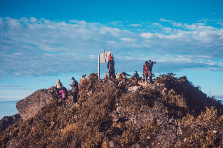 Fotografía publicitaria del Cerro Chirripó para Consorcio Rural Comunitario Chirripó